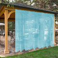 SpaceDresser Waterproof Outdoor Sheer Curtains by SpaceDresser