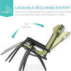 Best Choice Products Folding Zero Gravity Outdoor Recliner Patio Lounge Chair - Image 3