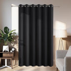 Joydeco Blackout Patio Sliding Door Curtains 96 Inches Long, Grommet Privacy by JOYDECO