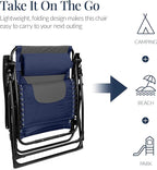 Best Choice Products Oversized Padded Zero Gravity Chair, Folding Outdoor Patio - Image 6