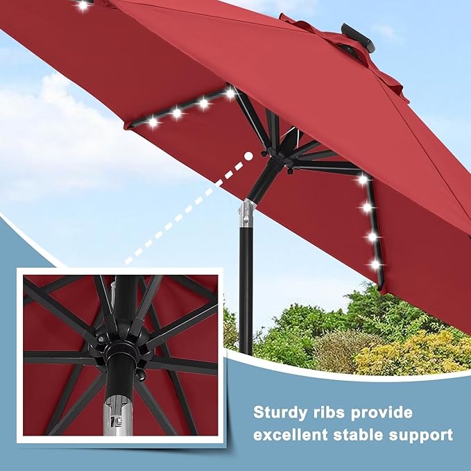 ABCCANOPY Durable Solar Led Patio Umbrellas - Image 6