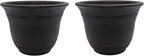 The HC Companies Sierra Round Self-Watering Pot by TheHCCompanies
