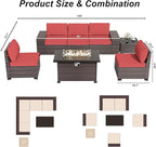 ALAULM 7 Pieces Patio Furniture Set - Image 6
