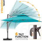 9' X 12' Cantilever Outdoor Patio Umbrellas - Image 7
