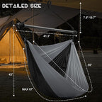 Hammock Swing Chair for Outdoor & Indoor, Lightweight & Portable - Image 8