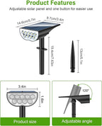 Solar SpotLights Outdoor Waterproof, Solar Lights Outdoor IP65 Waterproof - Image 4