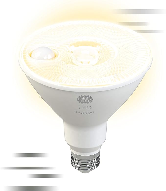 GE LED+ Motion LED Light Bulbs, PAR38 Outdoor Security Floodlights, Warm White - Image 11