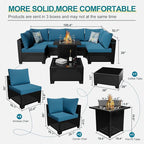 8 Piece Patio Furniture Set - Image 2