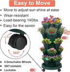 DUNCHATY Stackable Planter, Vertical Strawberry Planter - Image 7