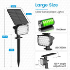 VOLISUN Solar Spotlight Outdoor, IP67 Waterproof Solar Landscape Spot - Image 5