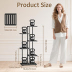 LASZOLA 5 Tier Plant Stand Indoors Outdoors - Image 2