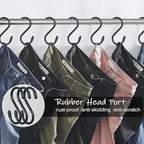 20 Pack Rubber Coated S Hooks for Hanging Plants, Heavy Duty S Hook, Non Slip 3 - Image 3