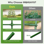 Cucumber Trellis for Raised Bed, U-Shape Garden Trellis for Climbing Plants - Image 5