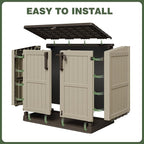 LHBcraft Waterproof Outdoor Storage Box 36 Cu Ft - Image 6