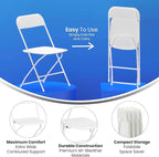 Flash Furniture Hercules Series Big & Tall Stackable Plastic Folding Chairs - Image 8