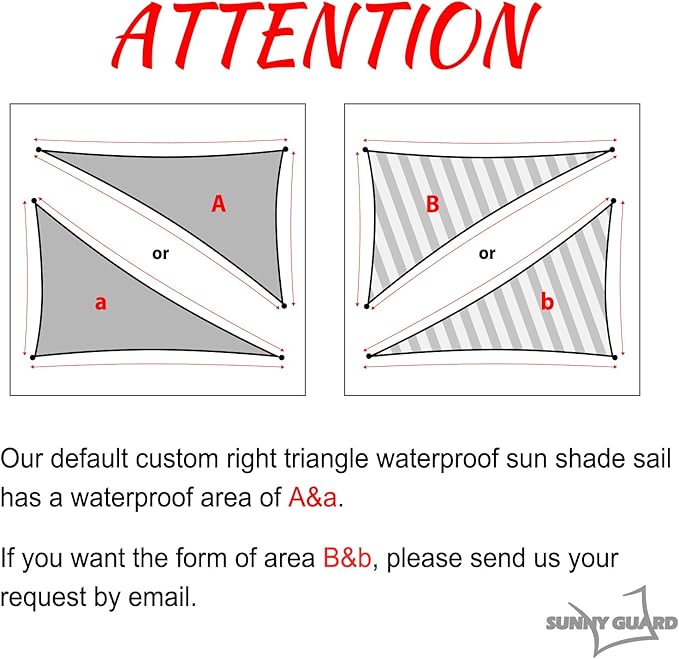 SUNNY GUARD Waterproof Sun Shade Sail 12'x18'x21.6' Turquoise Blue Right - Image 2