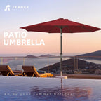 JEAREY 9FT Outdoor Patio Umbrella Outdoor Table Umbrella - Image 7