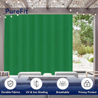 PureFit Outdoor Curtains for Patio Waterproof Weatherproof, UV Resistant - Image 3