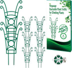 8 Pack Trellis for Potted Plants, Stackable Indoor Plant Trellis for Climbing by YHTPOUQE