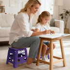 Delxo Folding Step Stool, 13 inch Non-Slip Foldable Stools Up to 300 LBS - Image 5