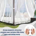 36pcs Outdoor Curtain Weights, Plastic Wrapped Magnetic Drapery Weights - Image 5