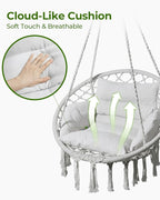 Greenstell Hammock Chair, Macrame Swing Chair - Image 3