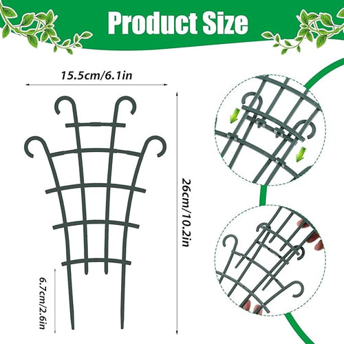 4 Pcs Small Trellis for Potted Plants Plant Trellis Indoor Trellis for Potted - Image 2