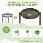 iDavosic.ly 7 Tier Large Plant Stand Indoor, 10 Inch Wide Tall Corner Metal - Image 3