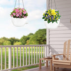 10 inch Hanging Planters for Indoor Plants, 3 Pack Self-Watering Hanging - Image 6