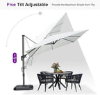 PURPLE LEAF 9 Feet Patio Umbrella - Image 6