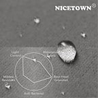 NICETOWN Patio Outdoor Curtain 120" Extra Wide Waterproof - Image 4