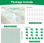Greenhouse Hoops Grow Tunnel, 6 Sets of 8FT Long Garden Hoops - Image 2