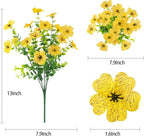 MACTING Artificial Flowers for Outdoors 12 Bundles Faux Outdoor Plants UV - Image 5