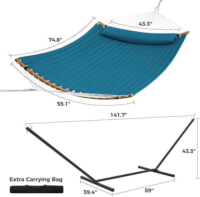 SUPERJARE Curved-Bar Hammock - Image 8
