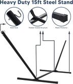 SUNCREAT 2 Person Free Standing Hammock - Image 7