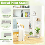 iDavosic.ly 3 Tier Plant Stand Indoor Outdoor, Tiered Corner Multiple Flower - Image 3