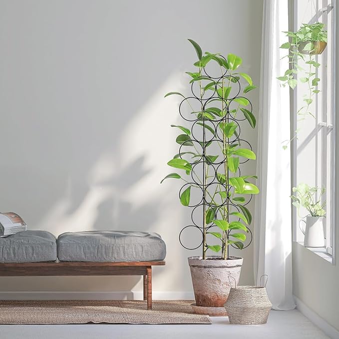 Trellis for Climbing Plants Indoor, 3 Pack Stackable Garden Trellis for Potted - Image 3