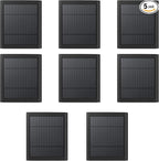 USB-C to Ring Barrel Plug 8Pack 4W Solar Charger by Paodekua