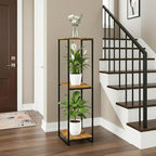 46" Tall Plant Stand Indoor, 3-Tier Modern Plant Shelf, Corner Flower Pot - Image 5
