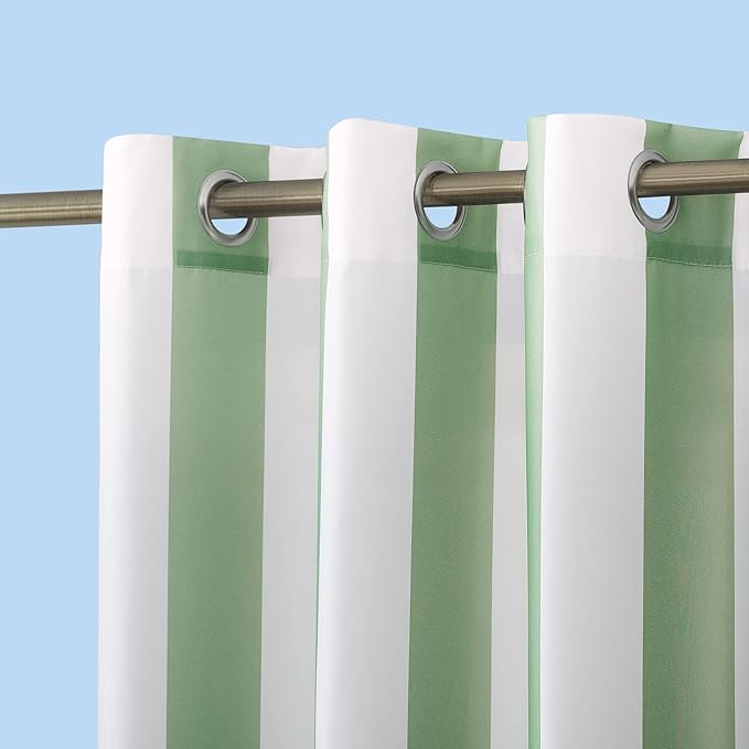Sun Zero Valencia Cabana Stripe Indoor/Outdoor UV Protectant Energy Efficient - Image 2