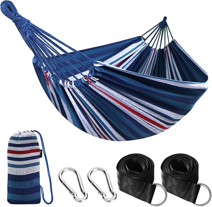 ANYOO Cotton Hammock Portable Camping Hammocks by Anyoo