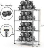 1000 lbs Storage Shelving 4-Tier Utility Shelving Unit Steel Organizer Wire Rack - Image 3