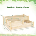 Giantex Raised Garden Bed, Wood Planter Box - Image 8