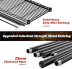 Xcity Storage Shelves, 5 Tier Heavy Duty Metal Shelving Unit - Image 3