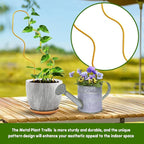 13.4 Inch Indoor Plant Trellis for Climbing Plants, Metal Trellis, Small Garden - Image 7