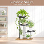 iDavosic.ly 3 Tier Plant Stand Indoor, Tiered Corner Flower Holder Shelf Outdoor - Image 6
