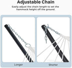 SUPERJARE Hammock with Stand, 2 Person Heavy Duty Hammock Frame, Detachable - Image 6