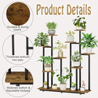 Plant Stand Indoor 9 Tier 11 Potted Multiple Flower Pot Holder - Image 4