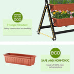 Homdox 5-Tier Elevated Garden Bed- Freestanding Vertical Raised Bed - Image 3