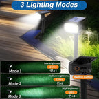 Solar Spot Lights Outdoor Waterproof IP65, 12 Pack Landscape Spotlights - Image 3